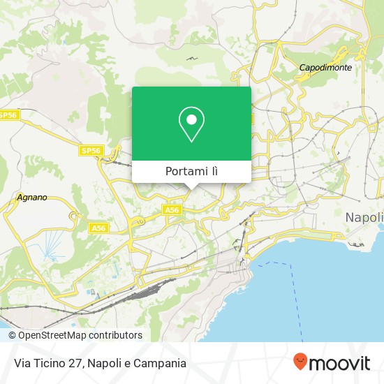 Mappa Via Ticino 27