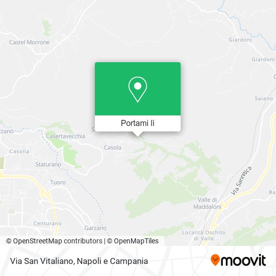 Mappa Via San Vitaliano