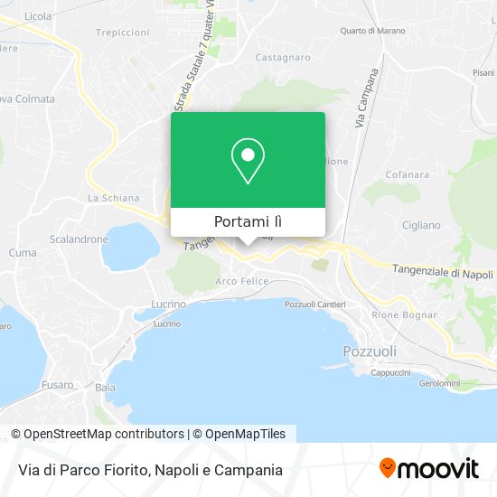 Mappa Via di Parco Fiorito