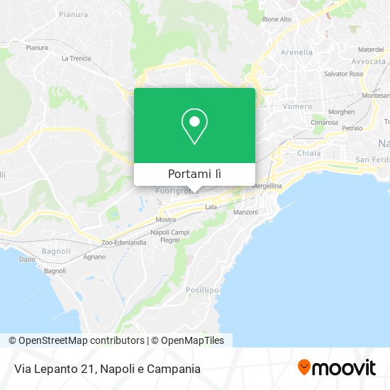 Mappa Via Lepanto 21
