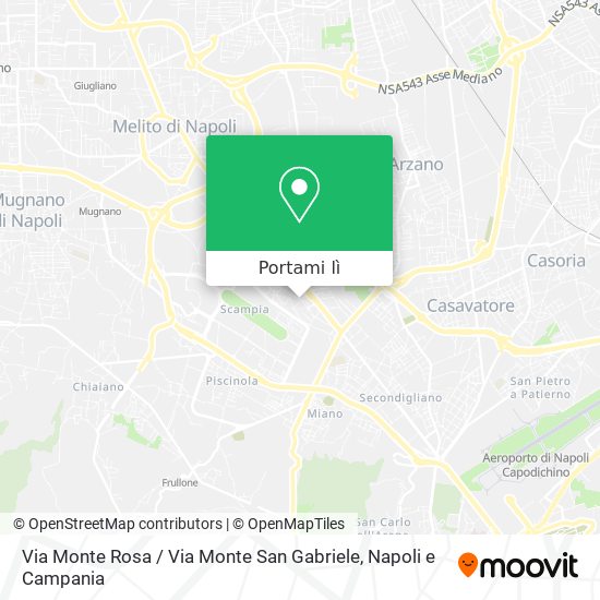 Mappa Via Monte Rosa / Via Monte San Gabriele