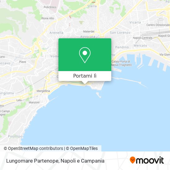 Mappa Lungomare Partenope