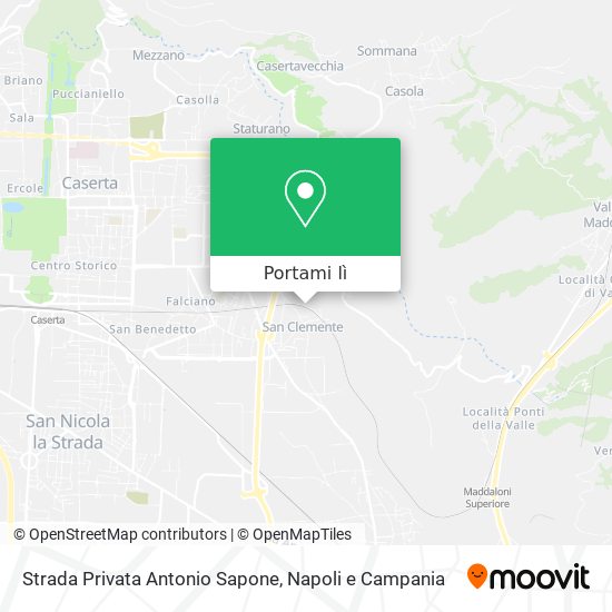Mappa Strada Privata Antonio Sapone