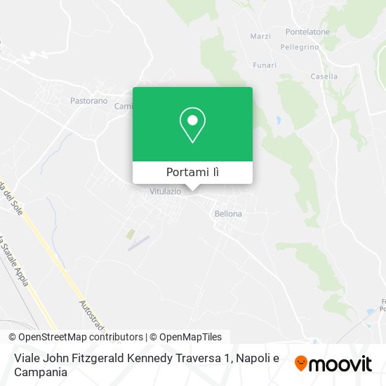 Mappa Viale John Fitzgerald Kennedy Traversa 1