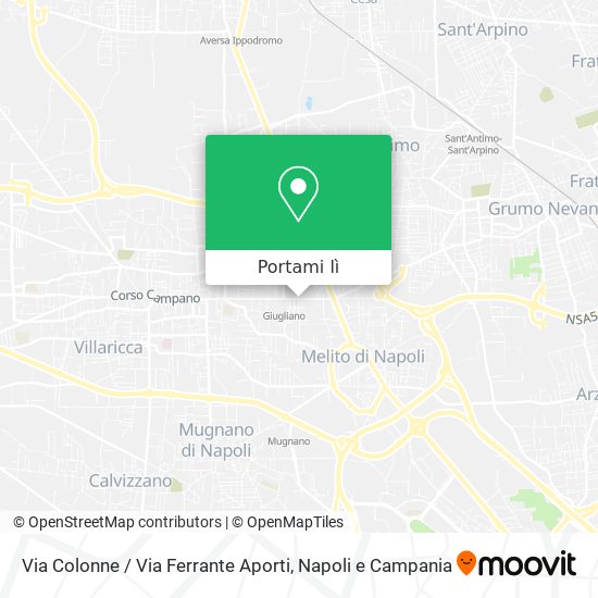 Mappa Via Colonne / Via Ferrante Aporti