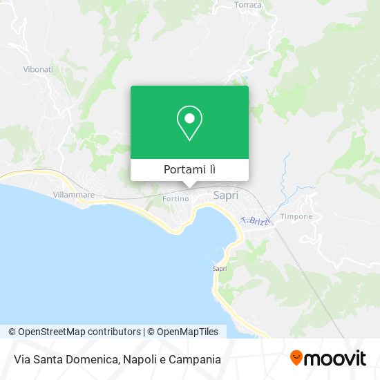Mappa Via Santa Domenica