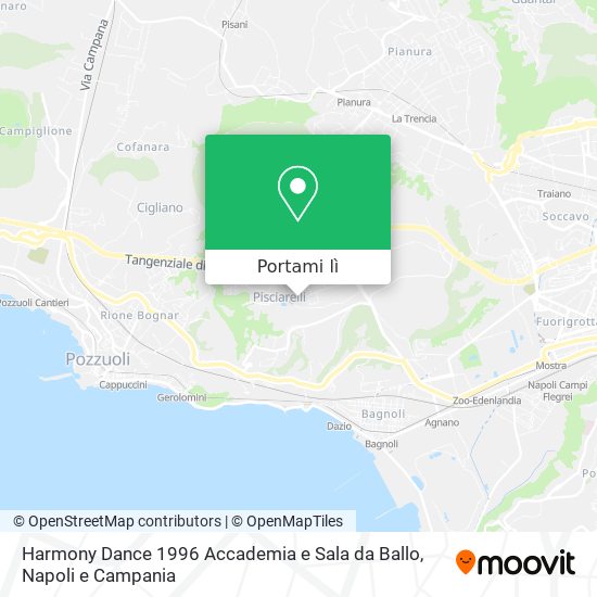 Mappa Harmony Dance 1996 Accademia e Sala da Ballo
