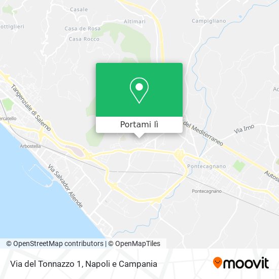 Mappa Via del Tonnazzo 1