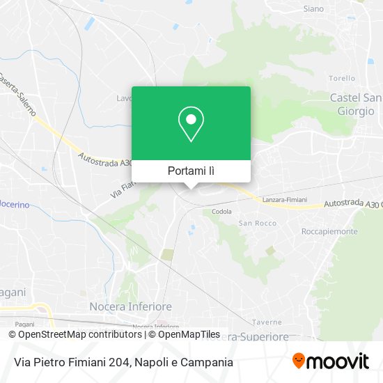 Mappa Via Pietro Fimiani 204