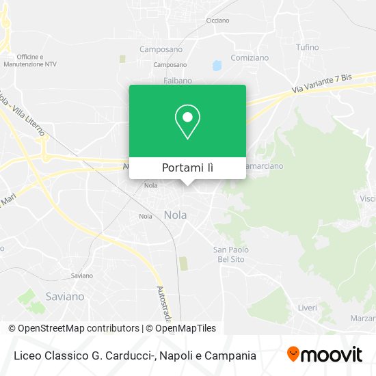 Mappa Liceo Classico G. Carducci-