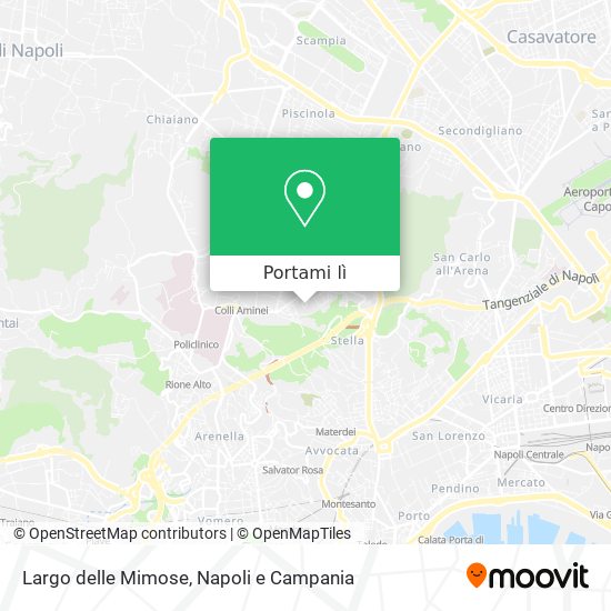 Mappa Largo delle Mimose