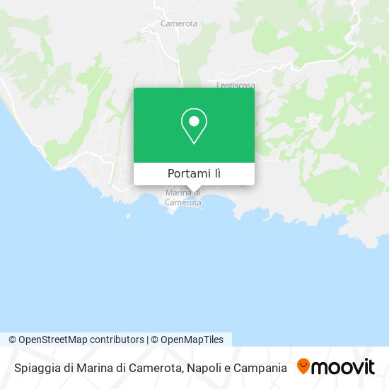Mappa Spiaggia di Marina di Camerota