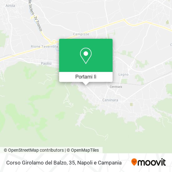 Mappa Corso Girolamo del Balzo, 35