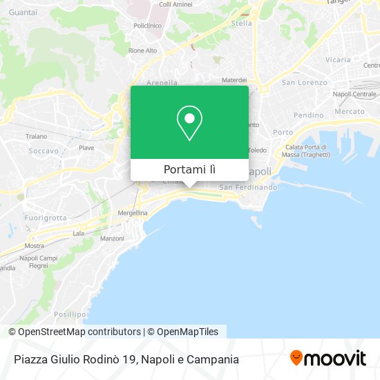Mappa Piazza Giulio Rodinò 19