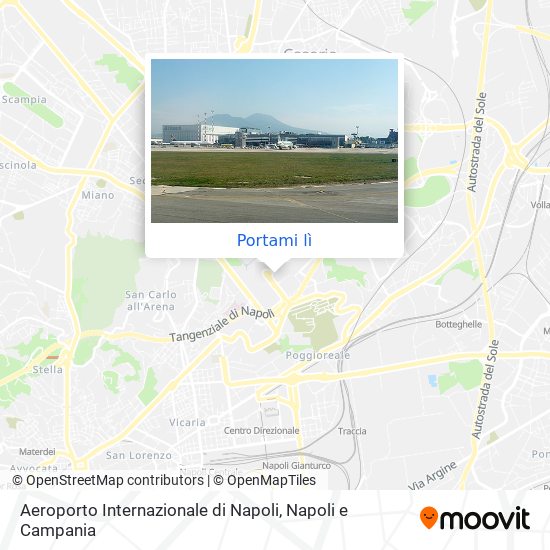 Mappa Aeroporto Internazionale di Napoli