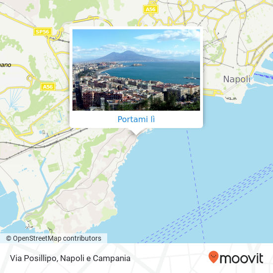 Mappa Via Posillipo