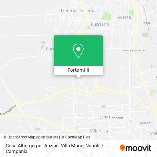 Mappa Casa Albergo per Anziani Villa Maria