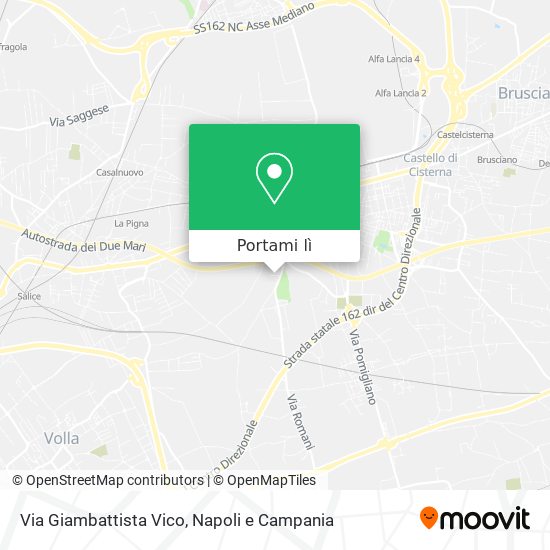 Mappa Via Giambattista Vico