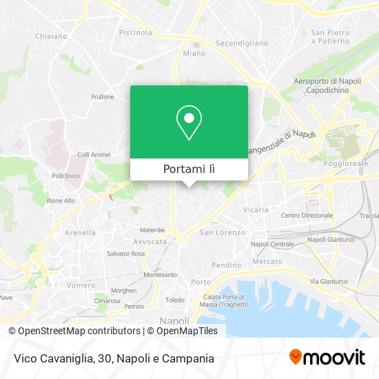 Mappa Vico Cavaniglia, 30
