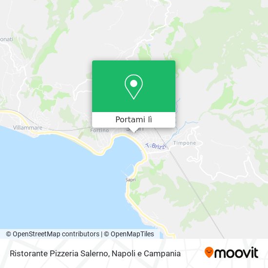 Mappa Ristorante Pizzeria Salerno