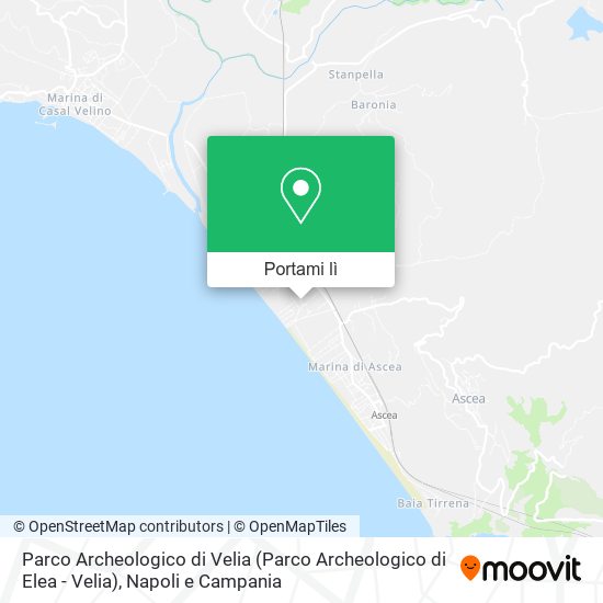 Mappa Parco Archeologico di Velia