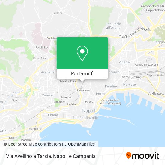 Mappa Via Avellino a Tarsia