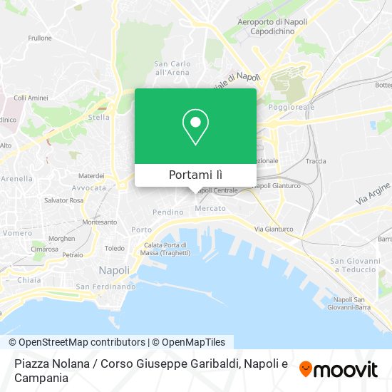 Mappa Piazza Nolana / Corso Giuseppe Garibaldi