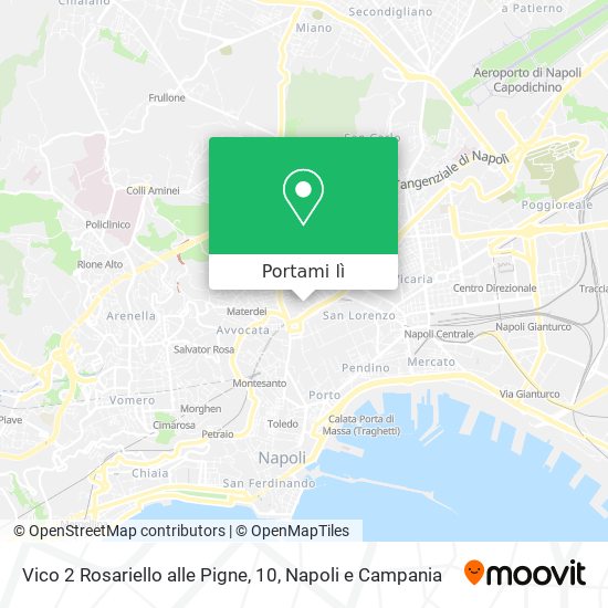 Mappa Vico 2 Rosariello alle Pigne, 10