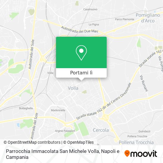Mappa Parrocchia Immacolata San Michele Volla