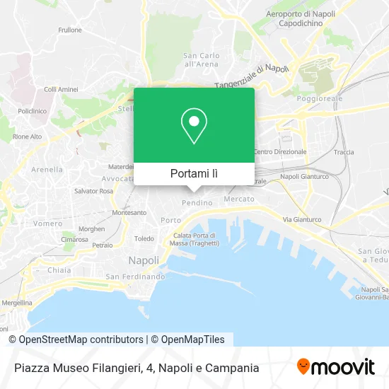 Mappa Piazza Museo Filangieri, 4
