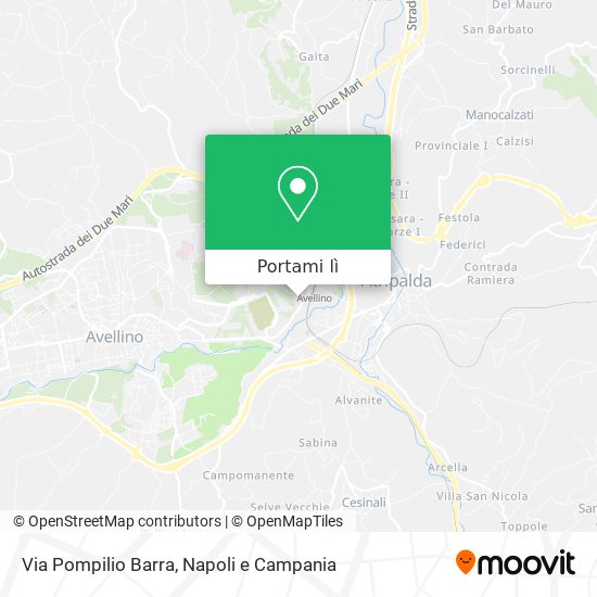 Mappa Via Pompilio Barra