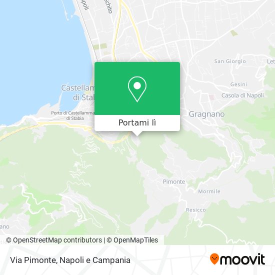 Mappa Via Pimonte