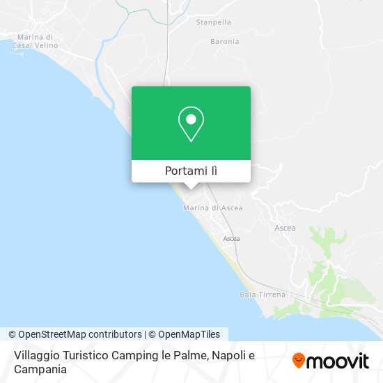 Mappa Villaggio Turistico Camping le Palme