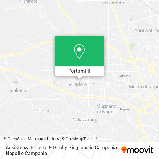 Mappa Assistenza Folletto & Bimby Giugliano in Campania