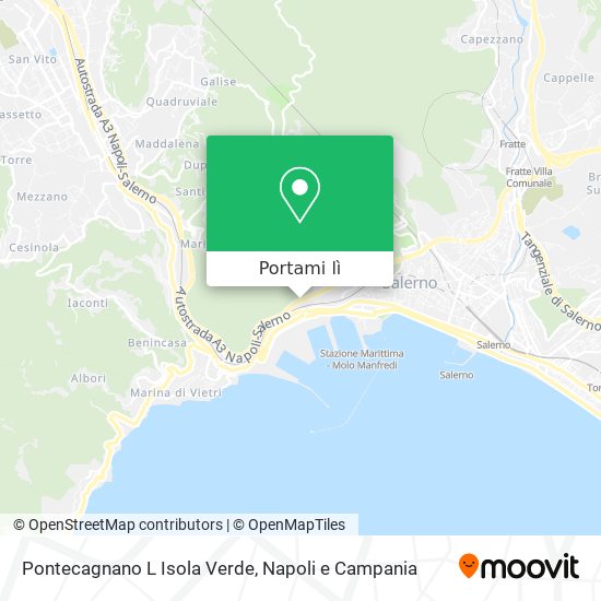 Mappa Pontecagnano L Isola Verde