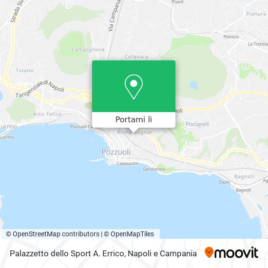 Mappa Palazzetto dello Sport A. Errico