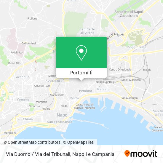 Mappa Via Duomo / Via dei Tribunali