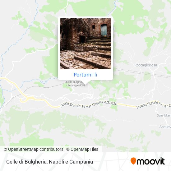 Mappa Celle di Bulgheria