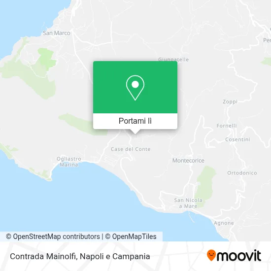 Mappa Contrada Mainolfi