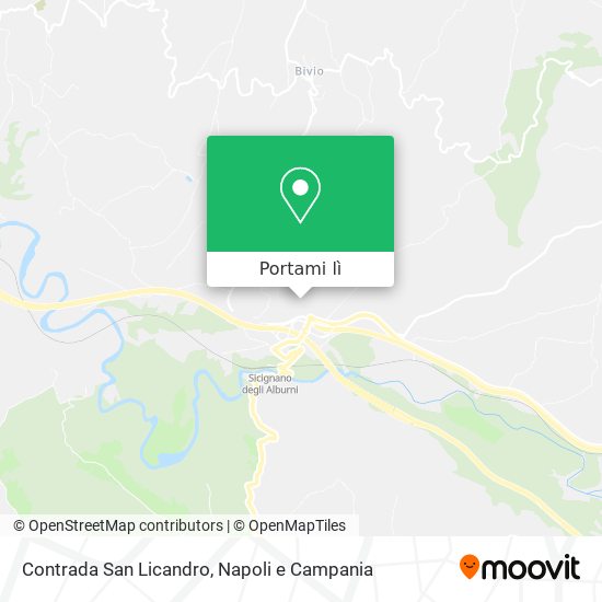 Mappa Contrada San Licandro