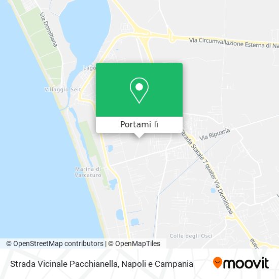 Mappa Strada Vicinale Pacchianella