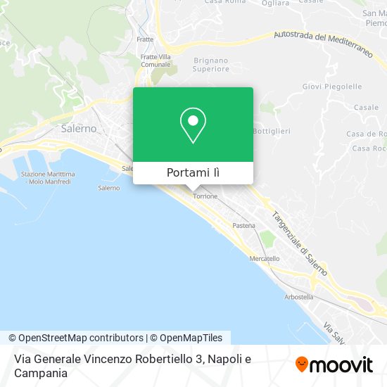 Mappa Via Generale Vincenzo Robertiello 3