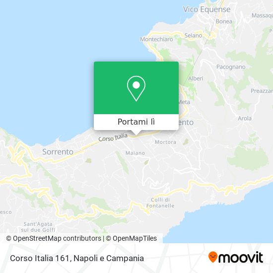 Mappa Corso Italia 161