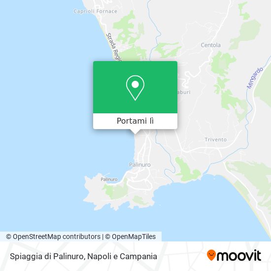 Mappa Spiaggia di Palinuro