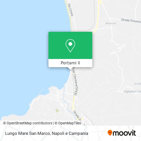 Mappa Lungo Mare San Marco