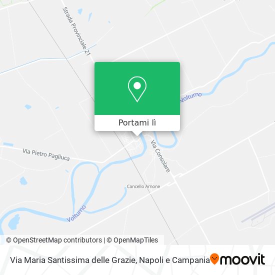 Mappa Via Maria Santissima delle Grazie