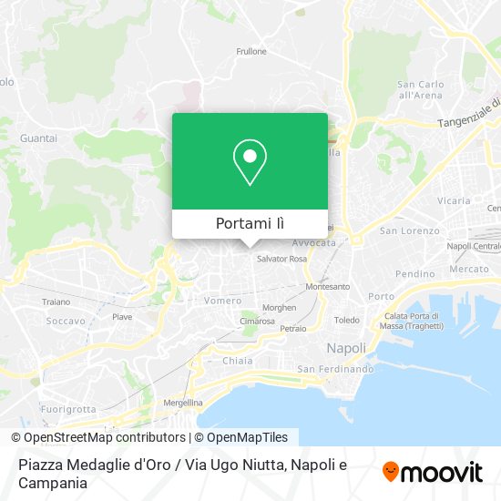 Mappa Piazza Medaglie d'Oro / Via Ugo Niutta