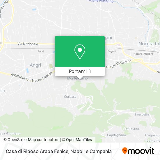 Mappa Casa di Riposo Araba Fenice