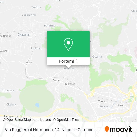 Mappa Via Ruggiero il Normanno, 14