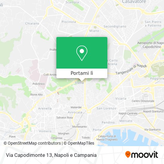 Mappa Via Capodimonte  13